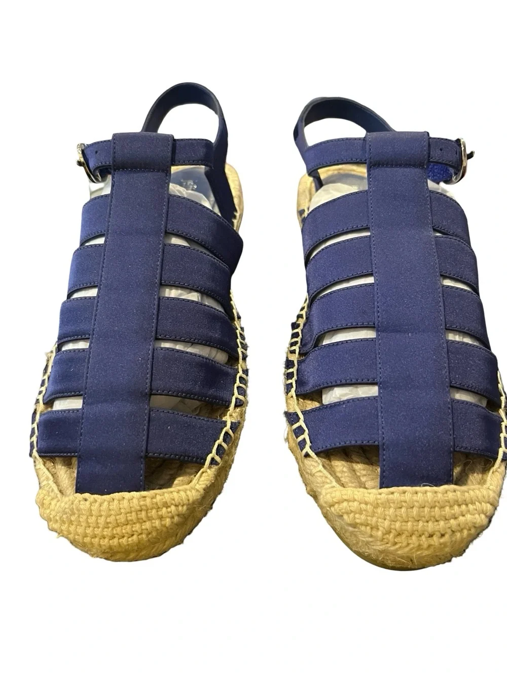 New Jeffrey Campbell Espadrille Fisherman Sandal - Navy - Size 7.5